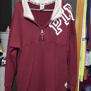 Victoria’s Secret PINK quarter zip sweatshirt